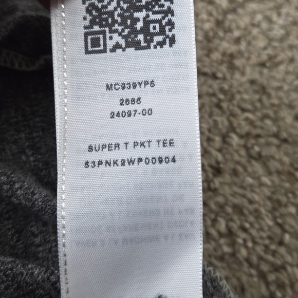 True Religion Super T Pocket Tee‎ Large Contrast Stitching Short Sleeve - Picture 9 of 13